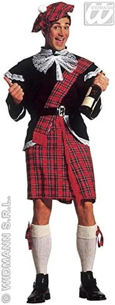 WIDMANN 37571 COSTUME UOMO SCOZZESE S C/FIOCCO #3757 48, 48
