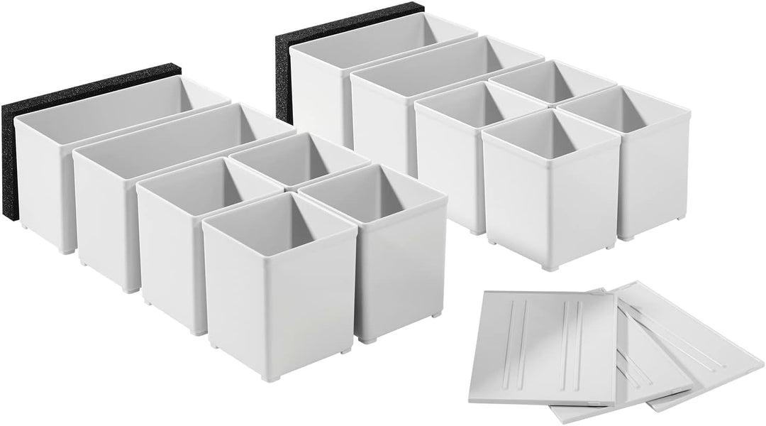 Festool Einsatzboxen Set 60x60/120x71 3xFT (mit Fachteiler, Sicherungspolster)