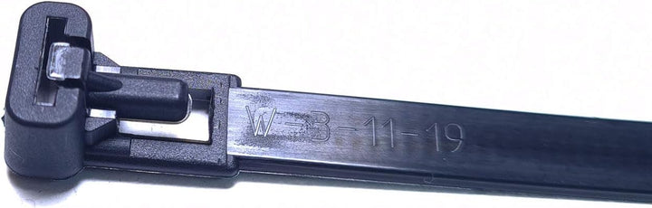 100 Stück Kabelbinder wiederverschliessbar 540mm x 7,6mm weiss wiederlösbar Mehrweg Nylon wiederverw