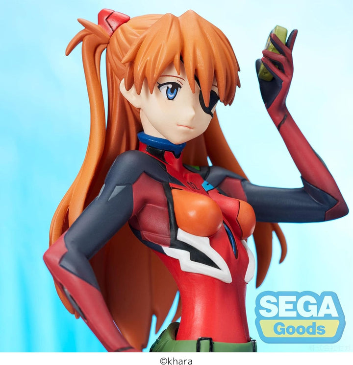 SEGA 3.0+1.0 Thrice Upon a Time SPM PVC Statue Asuka Shikinami Langley 23 cm, SE95560, Mehrfarbig, O