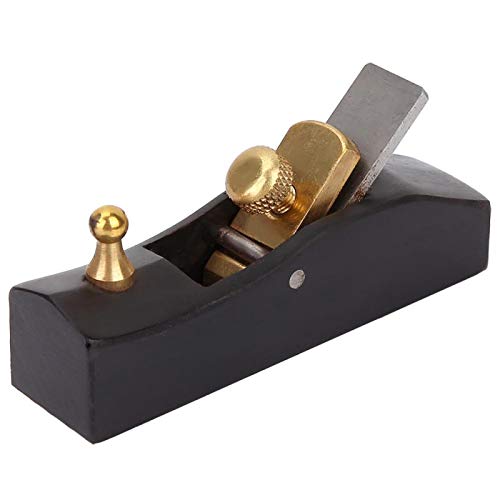 Fasenhobel Holz, Holzhobel mit Griffen aus Ebenholz für Verarbeitung von Holz Hand Plane 80mm, 80mm