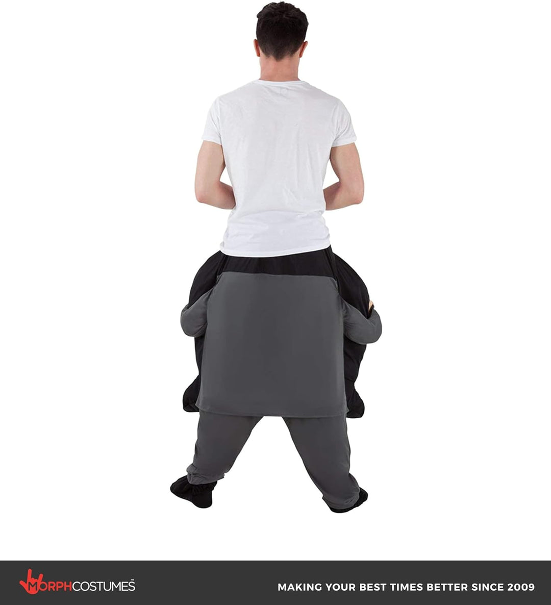 Morph Kim Jong Un Huckepack Kostüm für Erwachsene, Lustiges Faschingskostüm Damen Herren