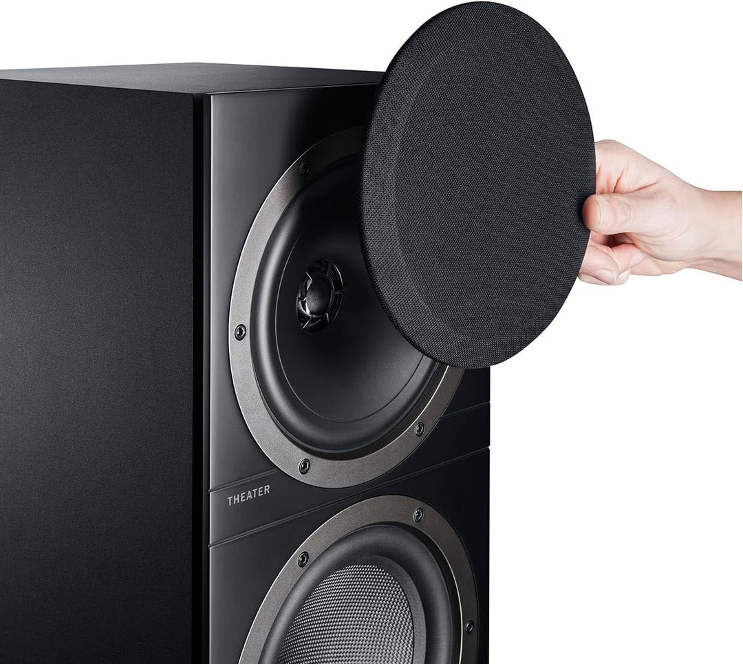 Teufel Theater 500 - HiFi-Stereo-Standlautsprecher Paar, 3-Wege-System, Downfiring Bassreflexsystem,