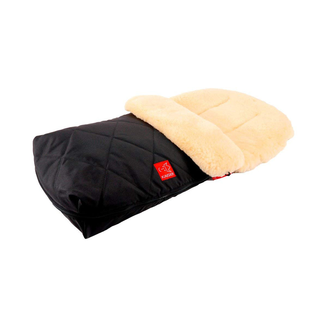 Lammfell Fusssack Natura, black