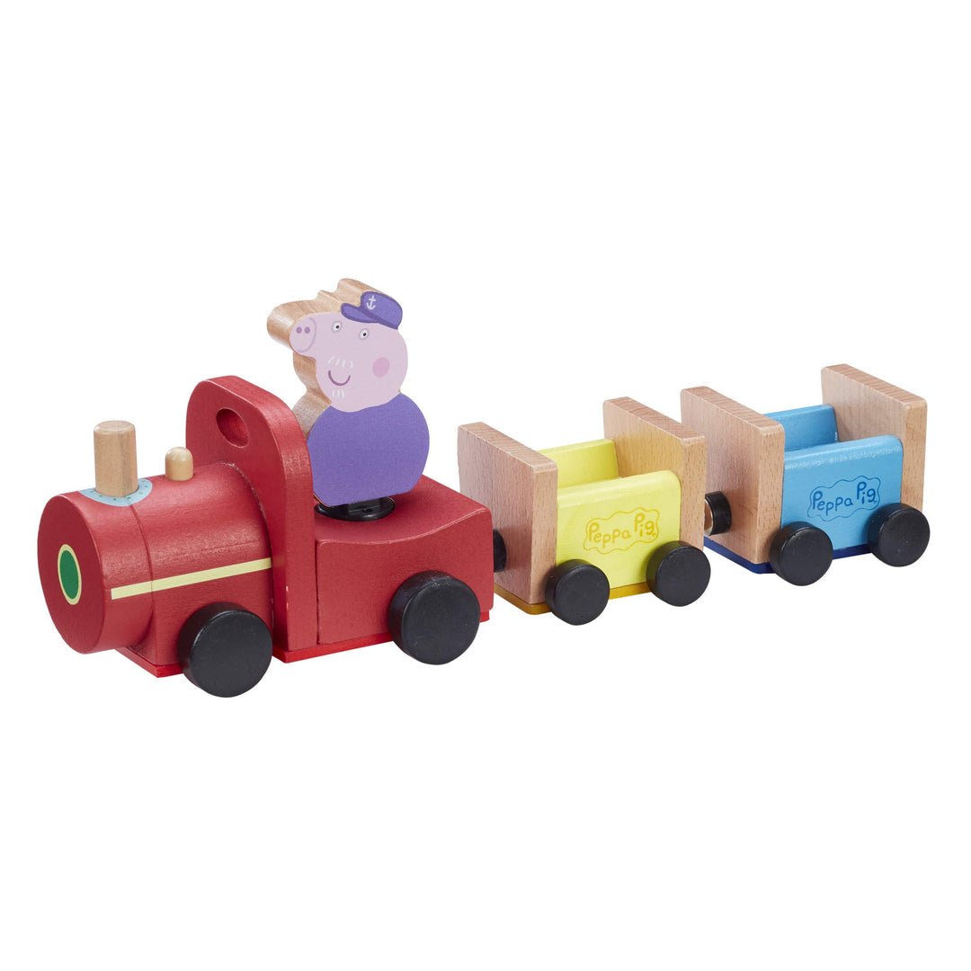 Peppa Pig PPC65 Opa Pig Zug 1, inklusive George-Figur, Spielzeug aus Holz