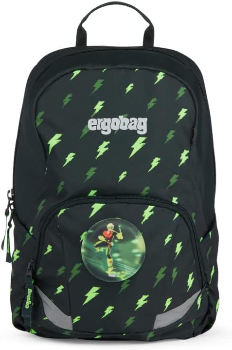 ergobag Kinderrucksack Ease Large Bärtolomäus - Schwarz Einheitsgrösse Bärtolomäus - Schwarz, Einhei