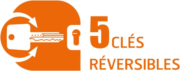 Bricard 15108 Schliesszylinder A6 40+40 mit 5 Schlüsseln