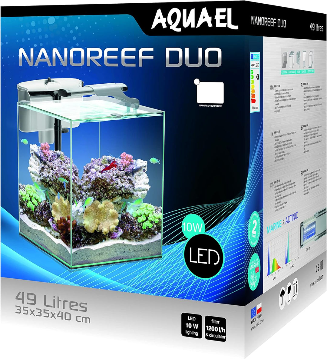 Aquael AQUARIEN Set Nano Reef Duo White 35 2.0