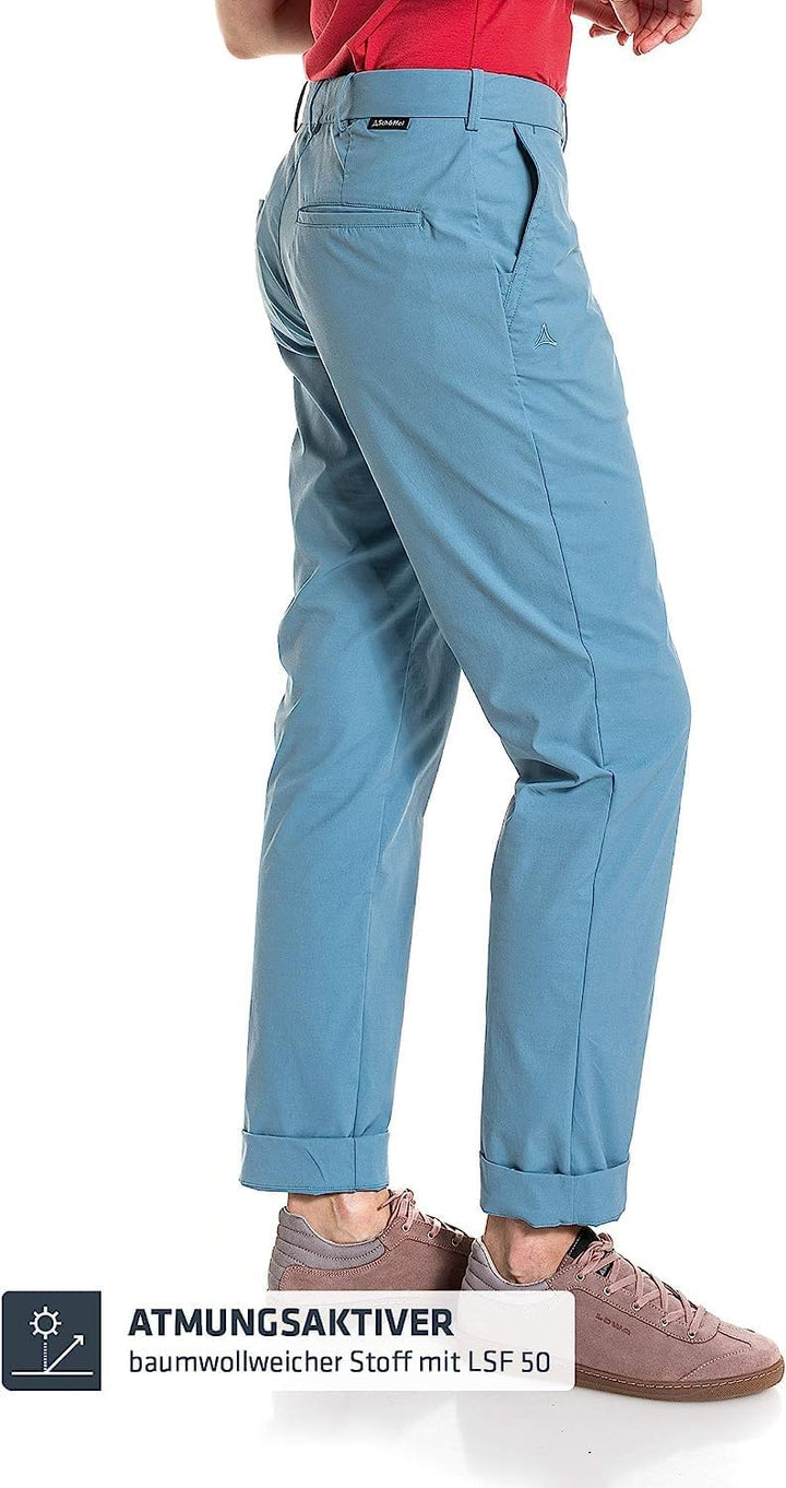 Schöffel Damen Pants Bogota L, atmungsaktive Outdoor Hose für Freizeit und Trekking, moderner Schnit