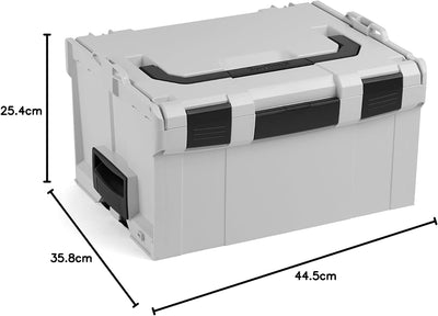 Bosch Sortimo L BOXX 238 | Grösse 3 grau | Werkzeugkoffer leer gross Kunststoff | Transportsystem We