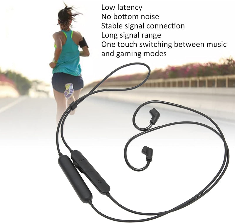 Goshyda Drahtloses Kopfhörerkabel, Bluetooth 5.0 Touch-Taste Schaltbares Kopfhörerkabel Ersatz für K