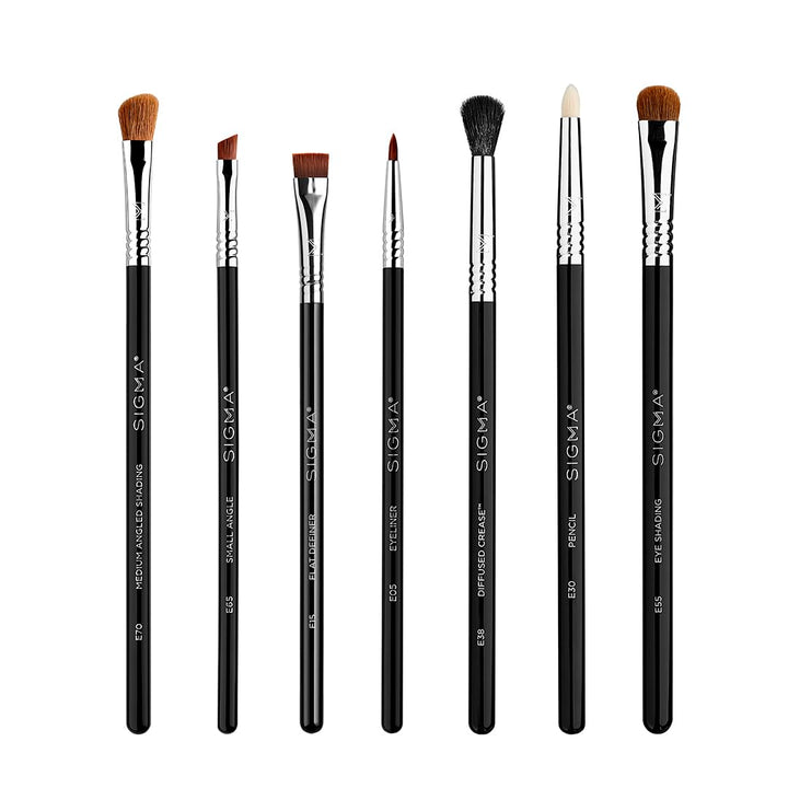 Sigma Beauty Basic Eye Make-up Pinsel Set – Klassische Eye Make-up Pinsel mit Premium-Fasern und ele