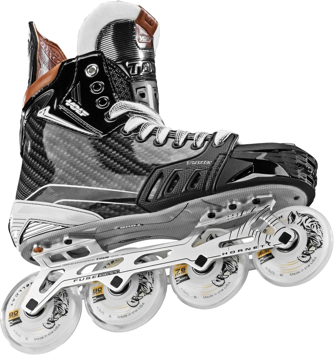 Generisch Tour Volt Kv1 Senior Rollschuhe, schwarz 7.5 = EU 42,5, 7.5 = EU 42,5