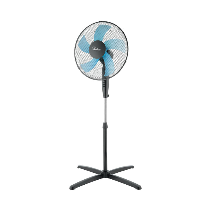 Ardes - AR5ST40PN Standventilator STEELO 40N 5 Flügel - Bodenventilator 40 cm Oszillierend mit verst