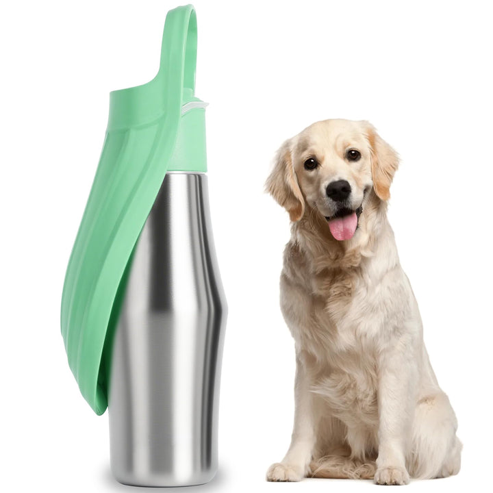 Hundetrinkflasche für Unterwegs - 750ml Trinkflasche Hunde für Unterwegs, Wasserflasche Hund- Auslau