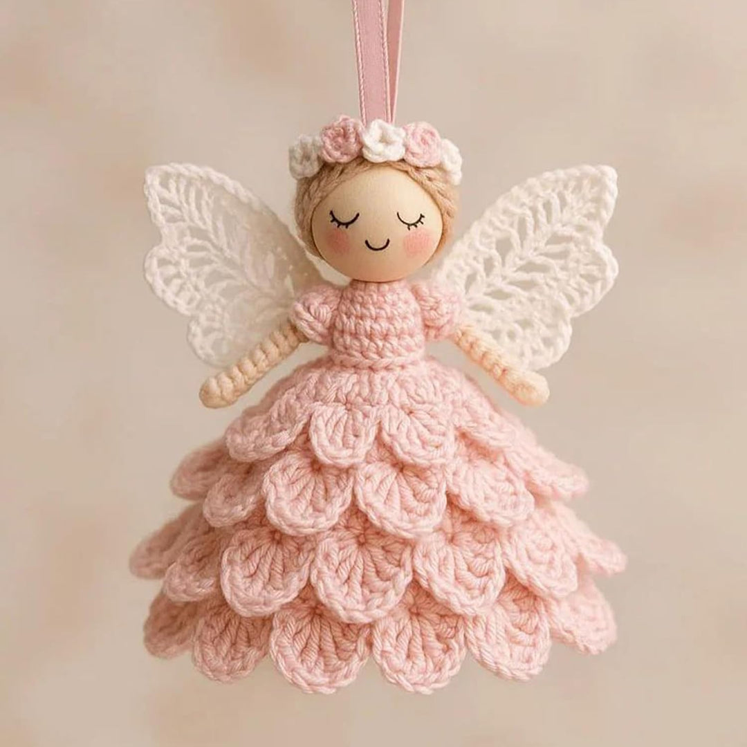 Anfänger Häkel-Set Für Erwachsene | Engel Puppe Ornament Strickhandwerk | Strick Set | Für Frauen Mä