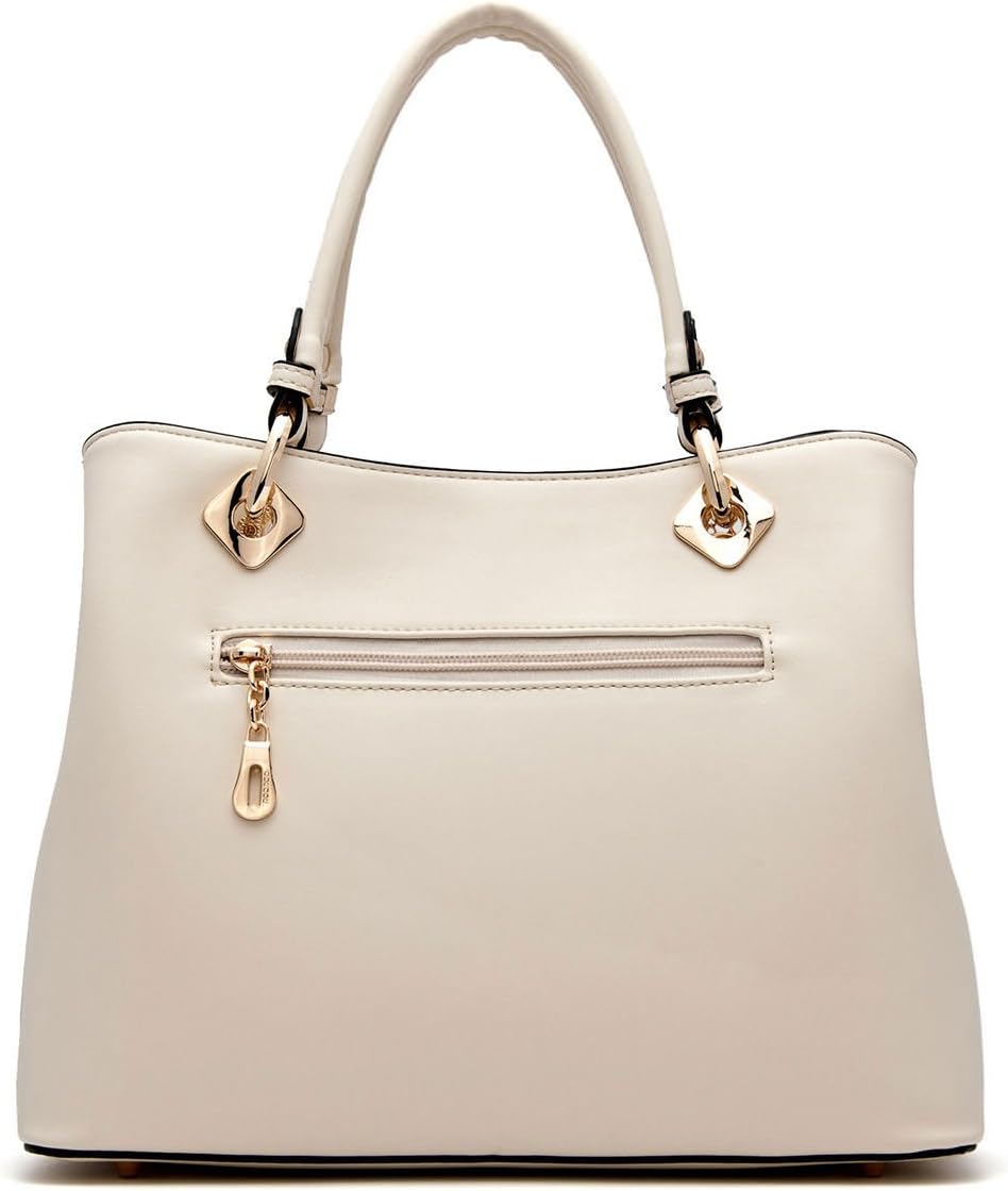 DEERWORD Damen Taschen Handtasche Frauen Elegant Tasche Henkeltasche Vintage PU-Leder 3001 1-teilig