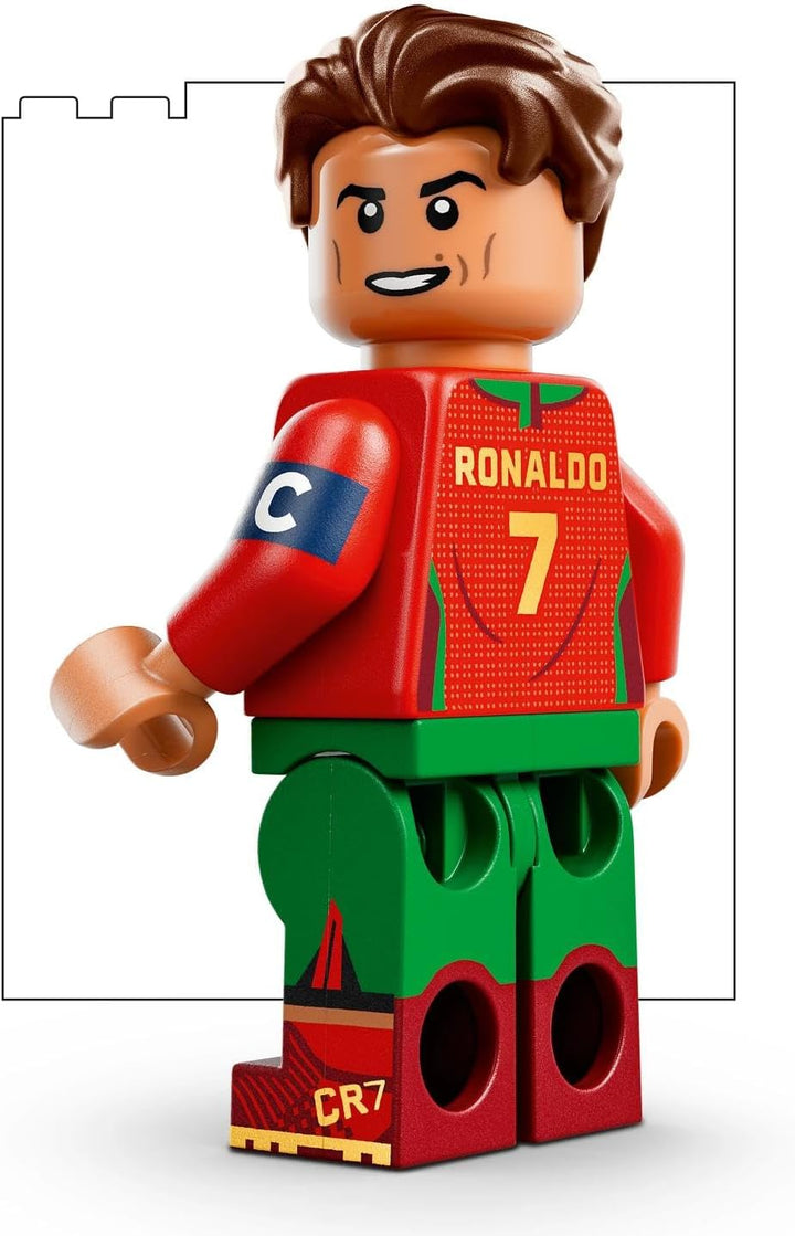 LEGO Editions Cristiano Ronaldo - Fussball-Highlights Spielzeug - 3D Modellbau mit Minifigur zum Sam