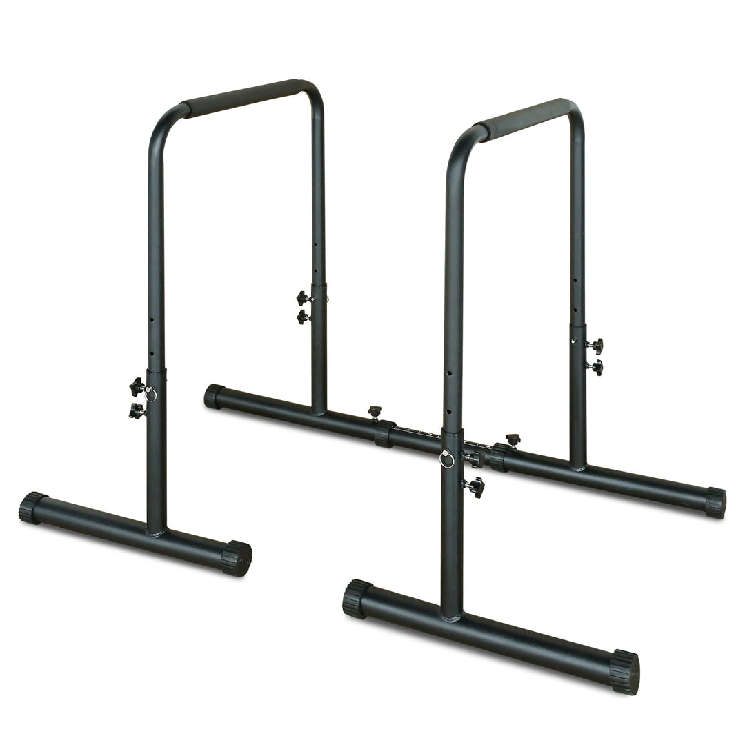 Dip Barren Bars, Dip Station, 249 kg Dip Station, Krafttraining 78.74-99.06 cm individuell verstellb