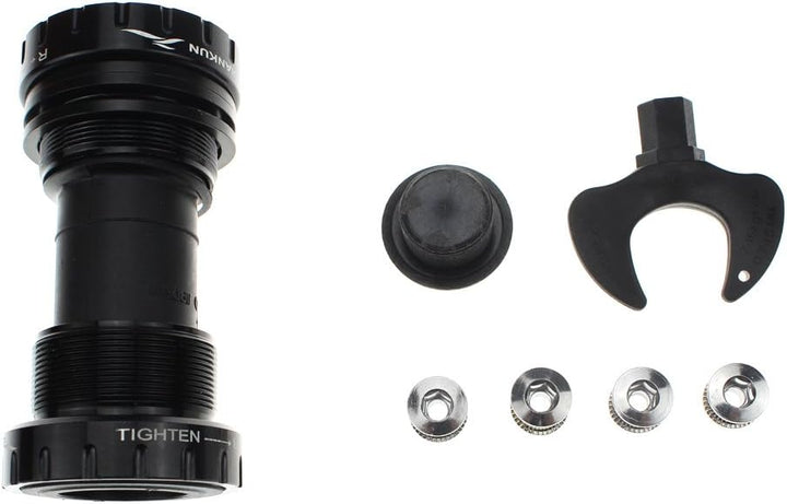 CYSKY Fahrrad Kurbelarm Set 170mm 104 BCD mit Tretlager Kit und Kettenblattschrauben für MTB BMX Ren