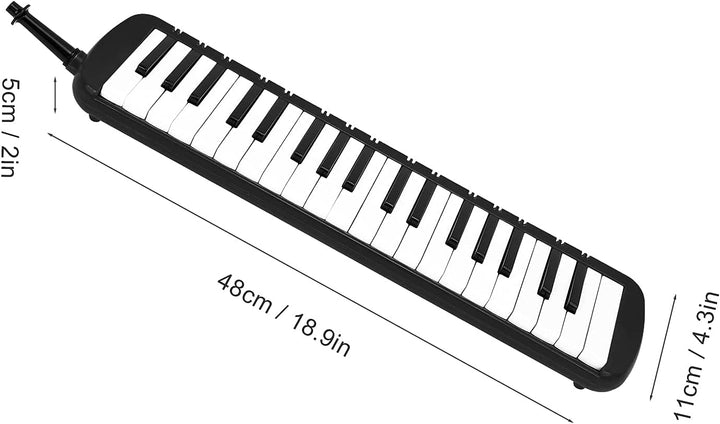 Melodica 37 Tasten Tastatur Melodica Blasmusikinstrument für Anfänger Professionelles Training mit E