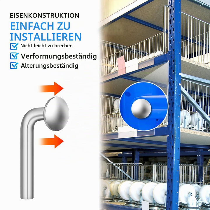 UKCOCO 100st Fallbolzen Für Palettenregale Palettenregalschild J Bolzen Schrauben Für Schwere Beansp