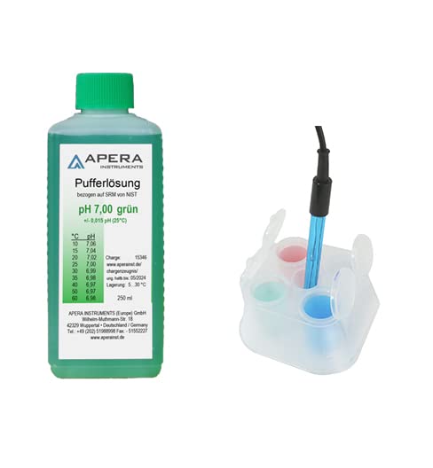 Apera Instruments 201-C kombinierte pH-Elektrode, BNC Anschluss, Polycarbonat/Glas, AI1301 & pH-Kali