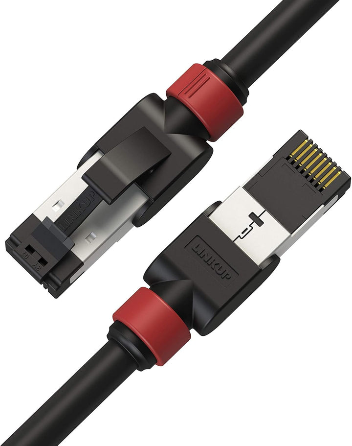 LINKUP - Getestet mit Versiv┃Cat7 Ethernet Patchkabel - 30cm (6er Pack) 10G Doppelt geschirmt RJ45 s