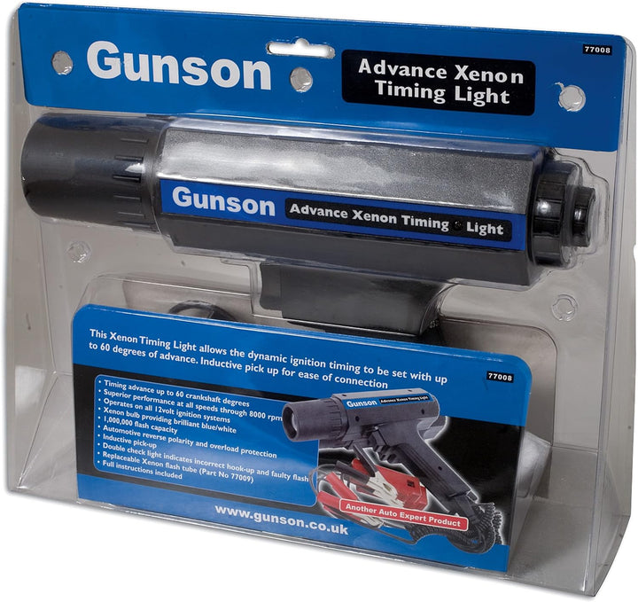 Gunson 77008 Gunson 77008 Stroboskoplampe mit Zündversteller Timing-Licht, Timing-Licht