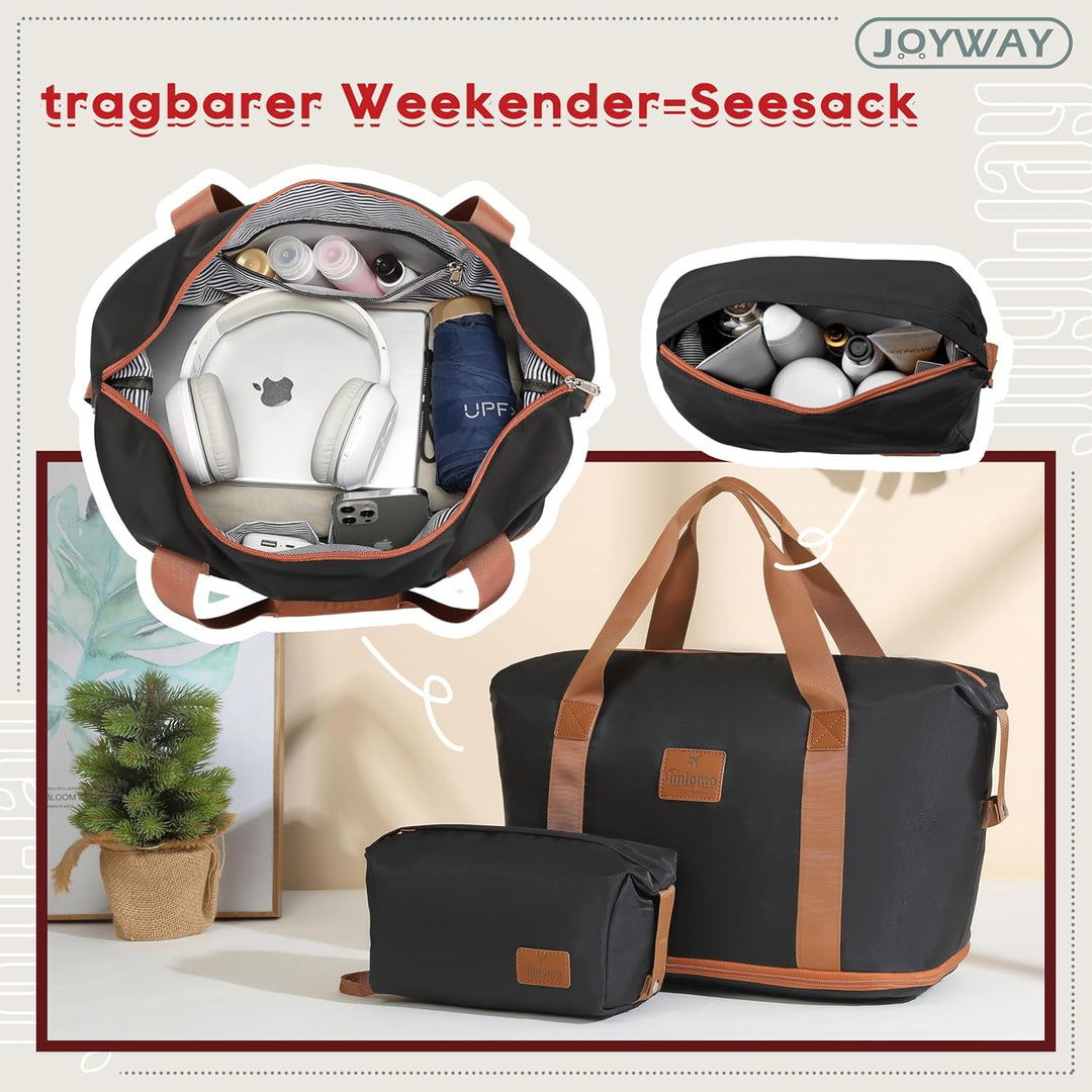 Joyway Kofferset 3 teilig Koffer Trolley, Hartschalen Erweiterbar Reisekoffer, Zwillingsrollen Handg