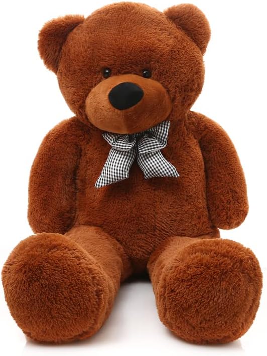 Plüschtier Teddybär Gross XXL - Braun Stofftier Kuscheltier Bär 80 cm Gross - zum Kuscheln und Spiel