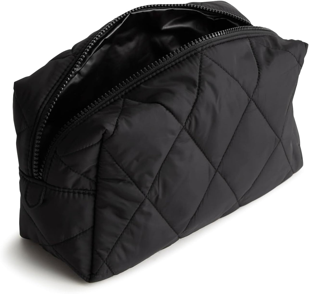 Vera Bradley Grosse Kosmetiktasche aus Nylon für Damen Einheitsgrösse Moonless Night, Einheitsgr