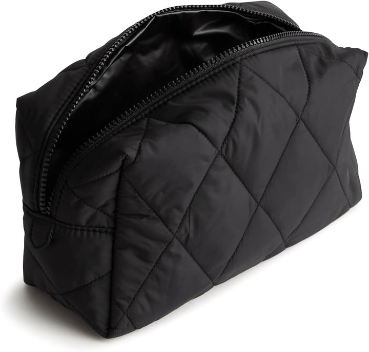 Vera Bradley Grosse Kosmetiktasche aus Nylon für Damen Einheitsgrösse Moonless Night, Einheitsgr