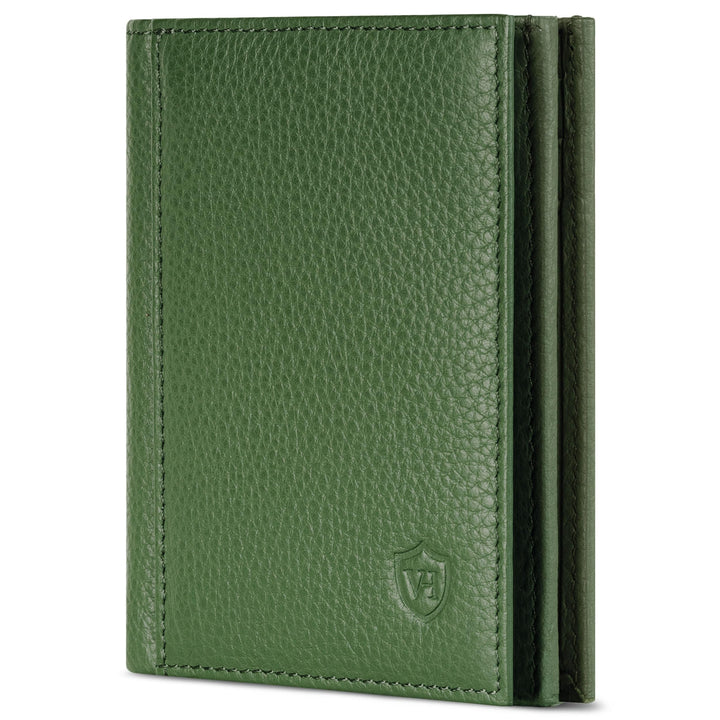 VON HEESEN® Leder Geldbörse mit Münzfach & RFID Schutz Herren & Damen - Echtleder Geldbeutel für Män