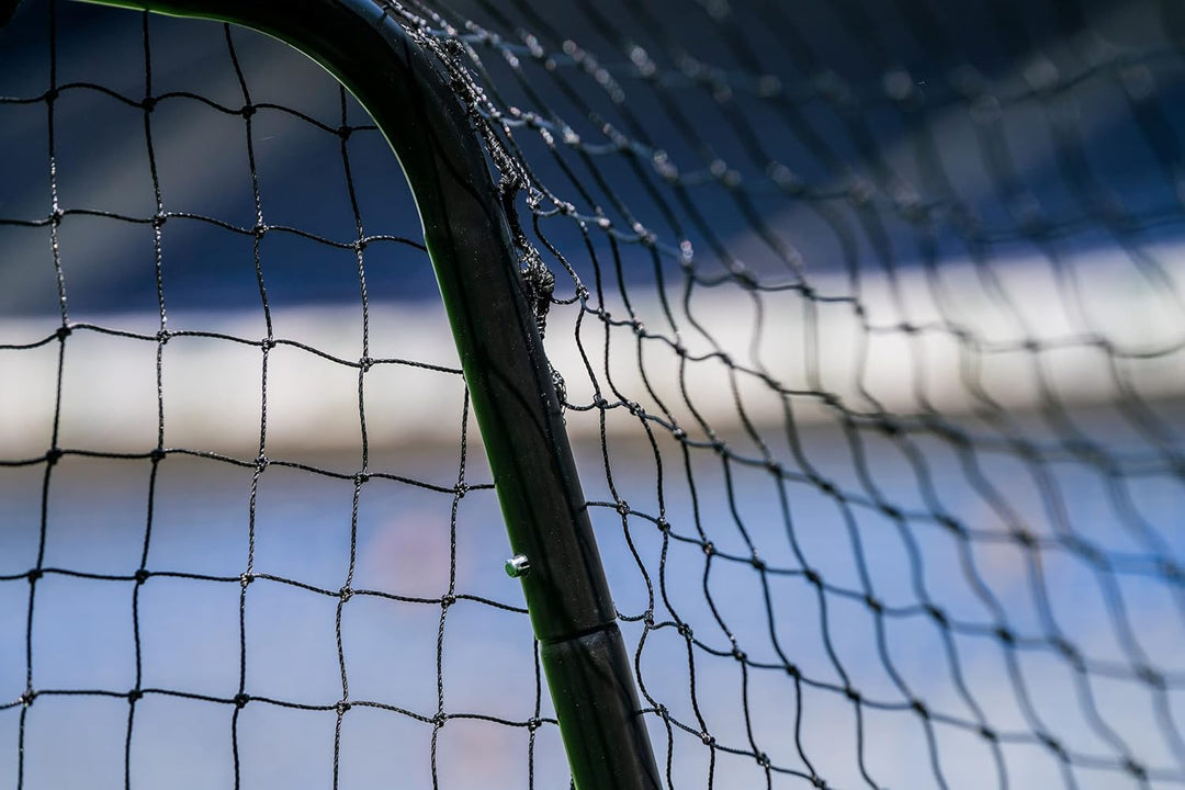 Sandora 22121 Fussballtor Ersatznetz schwarz/weiss kompatibel für viele Tore mit dem passenden Mass