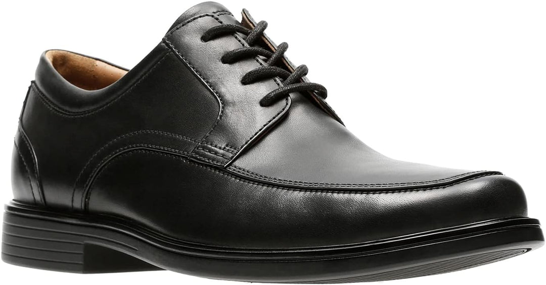 Clarks Herren Un Aldric Park Derbys 39.5 EU Black Leather, 39.5 EU Black Leather