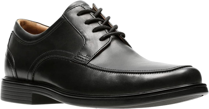 Clarks Herren Un Aldric Park Derbys 39.5 EU Black Leather, 39.5 EU Black Leather
