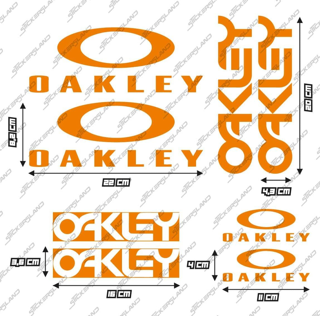 Stickersland® Aufkleber-Set kompatibel mit Rahmen MTB Mountainbike und Helm | Aufkleber-Aufkleber fü