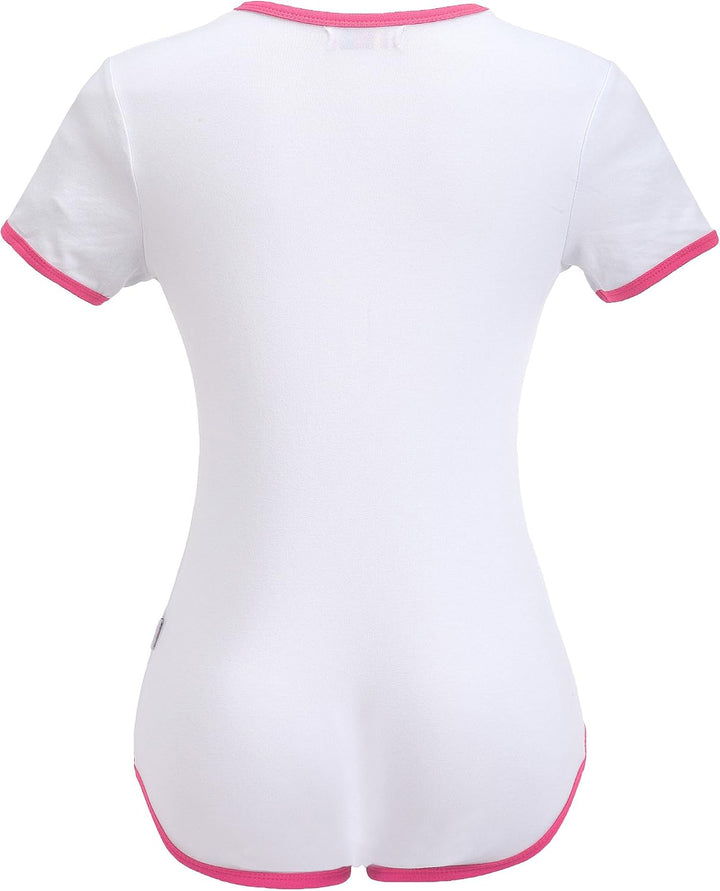LittleForBig Baumwolle Strampler Onesie Pyjamas Bodysuit - I Love Daddy Muster Rosa XS, Rosa XS