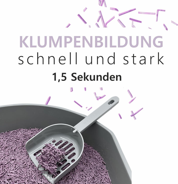 Tofu-Katzenstreu für Katzen (18L/7,5Kg) - Natürlich und biologisch abbaubar - Sofort klumpend, staub