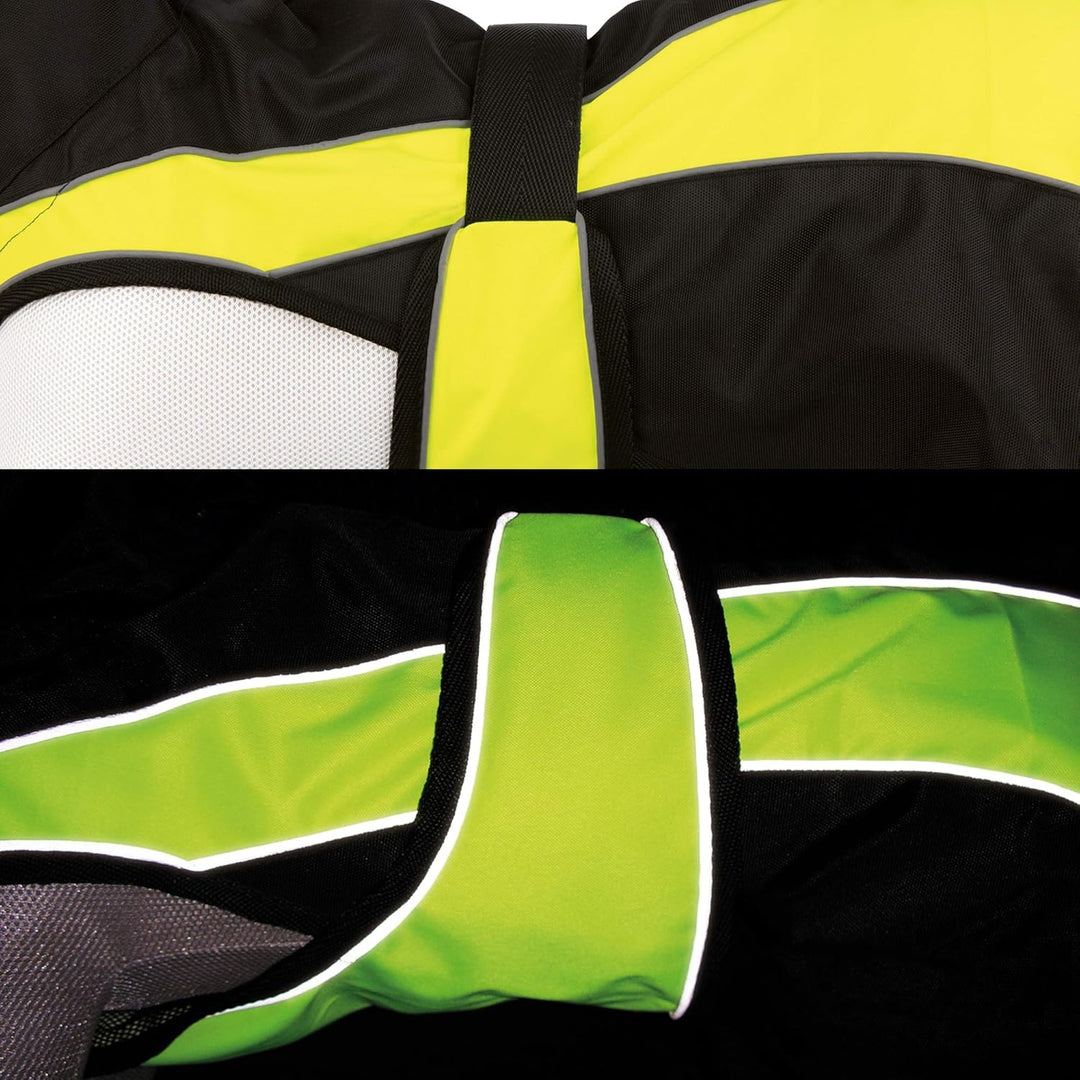 Trixie Hunde-Sicherheitsjacke Black and Yellow 50 cm, Black and Yellow 50 cm