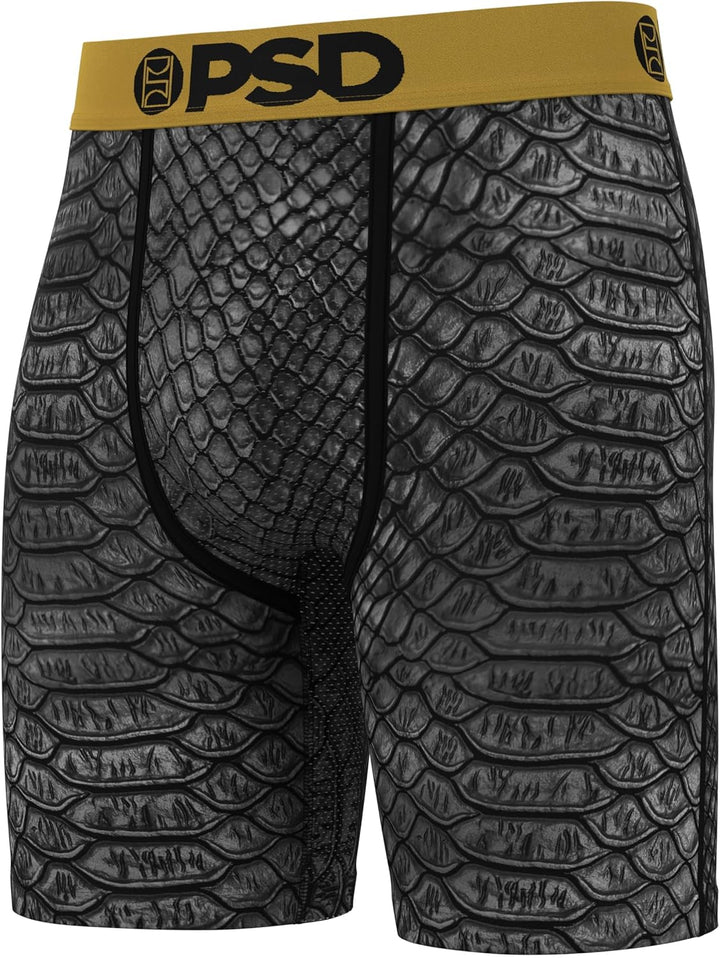 PSD | Herren-Boxershorts – Rich Tiger | Elastischer Mikrofaserbund | Atmungsaktiver Mikromesh-Einsat
