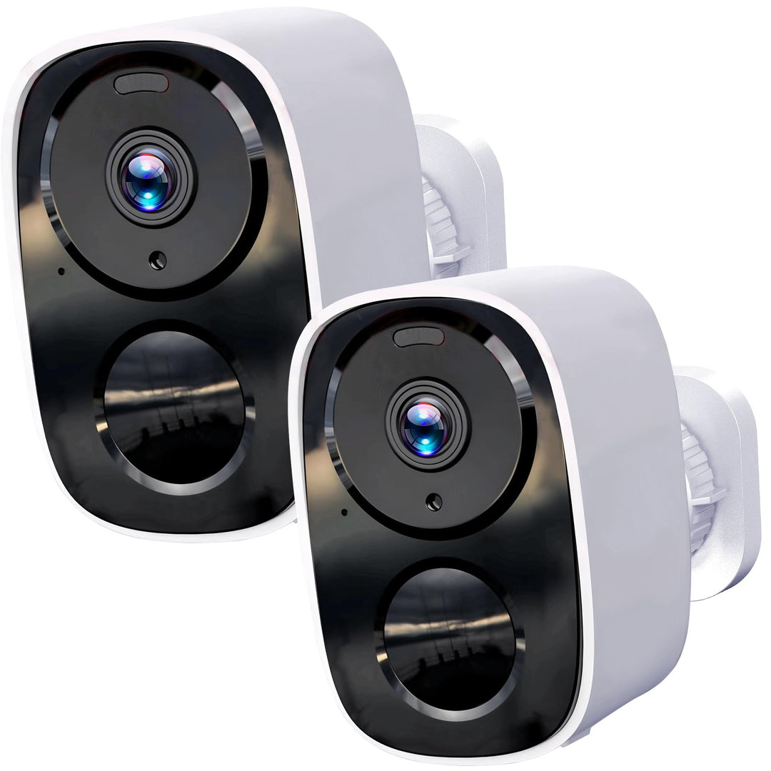 HITELLARCAM 2K Überwachungskamera Aussen Akku, 2.4/5GHz Dual-Band WLAN Kamera Set mit Kostenlosem Cl