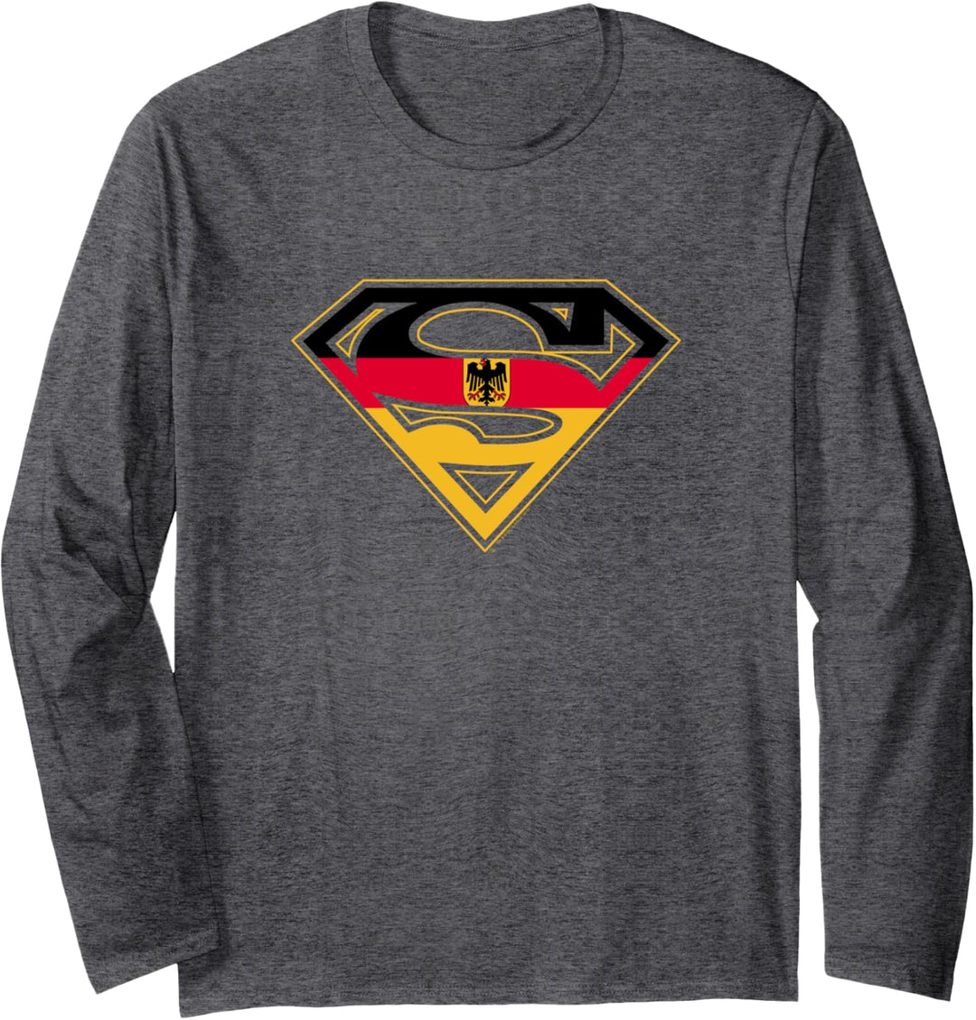 Superman German Shield Langarmshirt