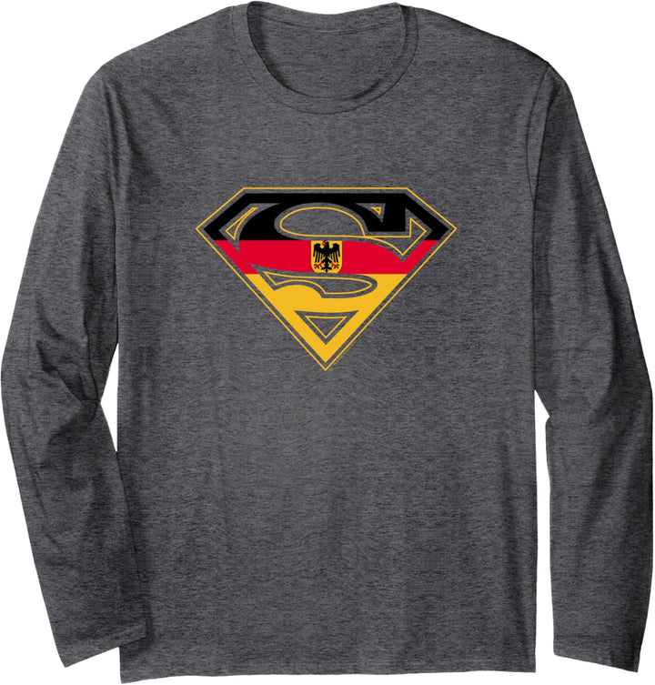 Superman German Shield Langarmshirt
