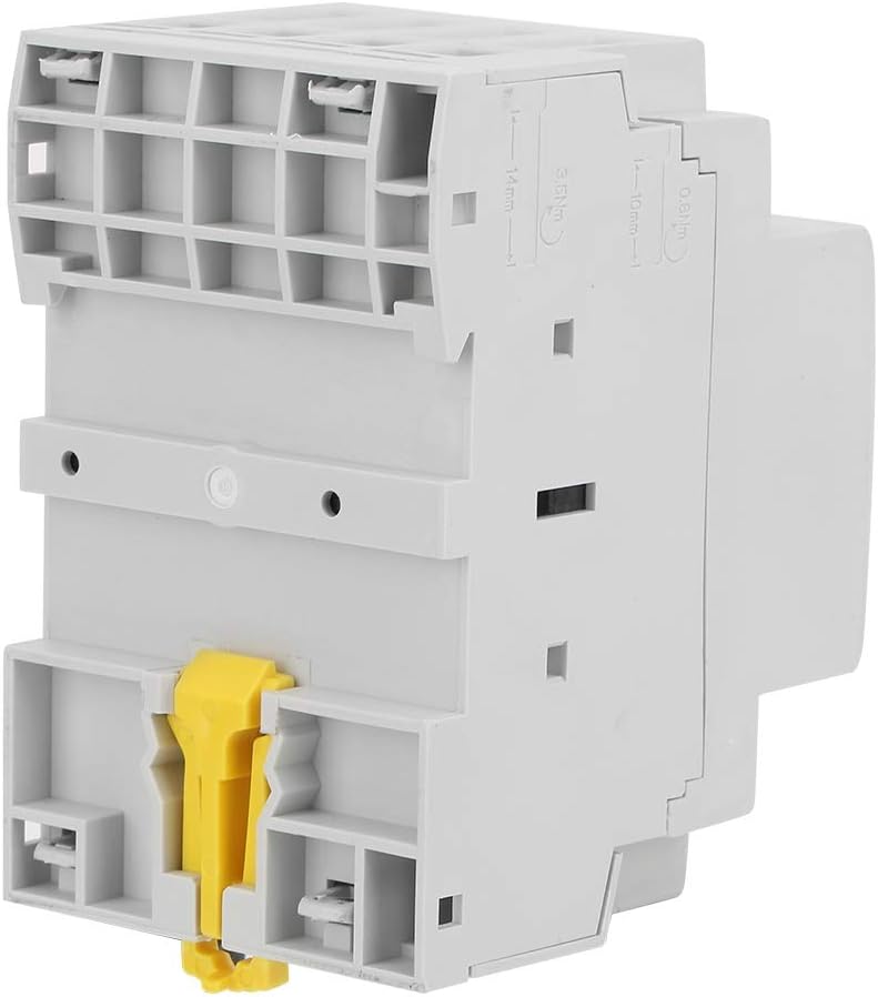 Haushalts-Wechselstromschütz, modulares 32A/12A-Schütz (2S + 2Ö) für Haushaltsgeräte, 35-mm-DIN-Schi