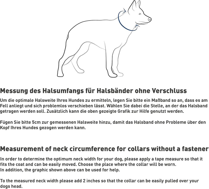 Sprenger Hundehalskette aus rostfreiem Edelstahl, 2-reihig matt l Hundehalskette 3,0mm mit Durchzugs