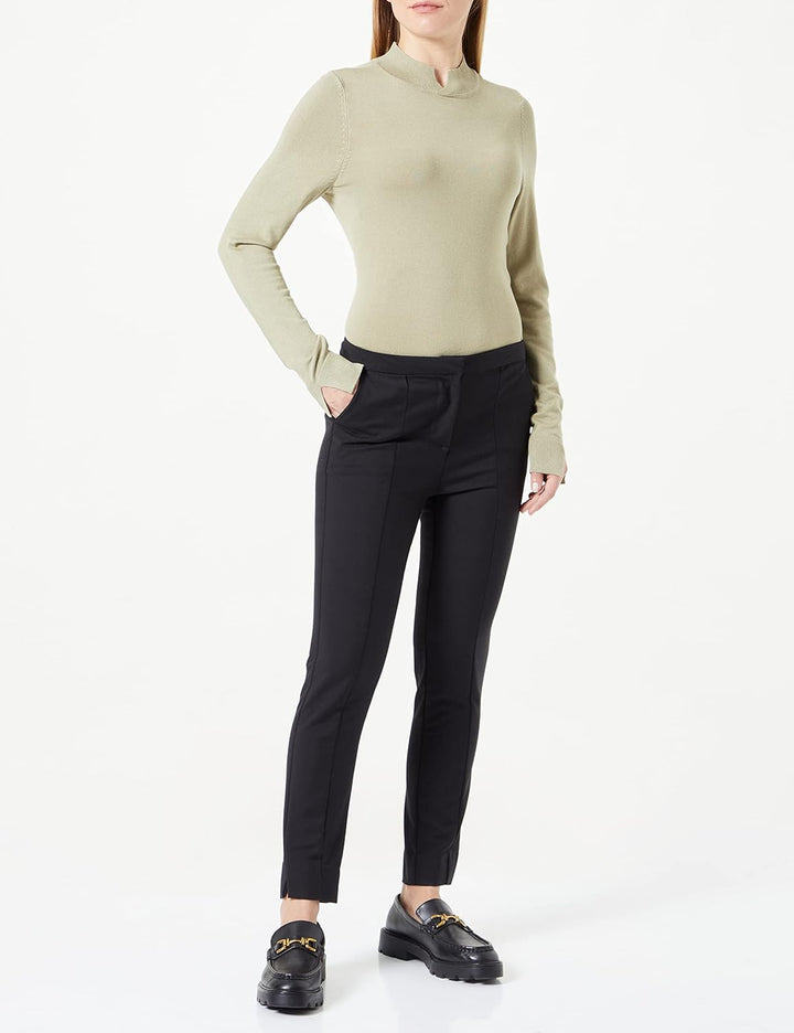 Taifun Damen 272025-15400 Pullover 44 Heather Green, 44 Heather Green