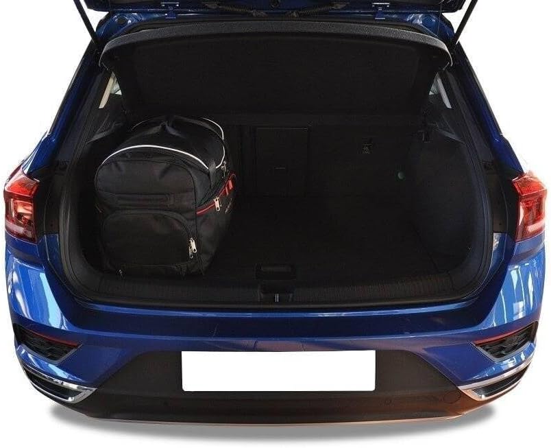 KJUST Dedizierte Kofferraumtaschen 3 STK kompatibel mit VW T-ROC I 2017+ CarBags