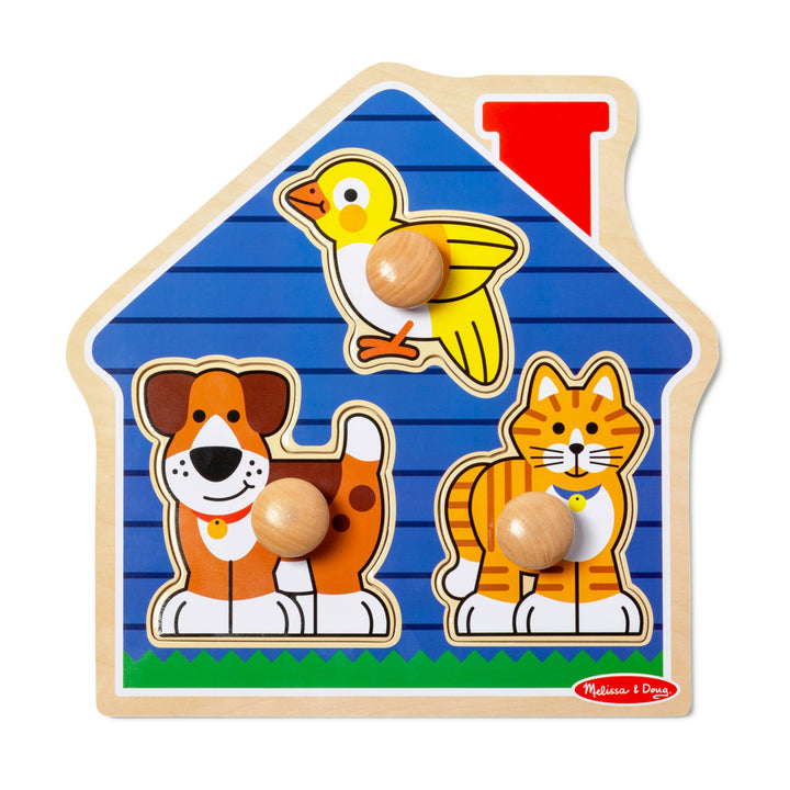 Melissa and Doug 2055 - Haustiere Steckpuzzle Jumbo